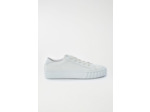 Tennis en cuir avec détail métallique