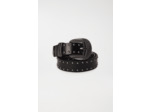 CEINTURE EN CUIR AVEC APPLICATIONS EN MÉTAL