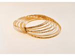 Bracelet Jonc Semainier - Plaqué Or