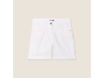 Short droit en jean