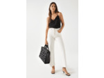 TOP EN SATIN AVEC DÉTAILS EN DENTELLE