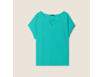 T-shirt manches courtes plissé