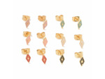 Clou d'oreille losange 8.5x4mm