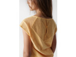 T-shirt avec dentelle au dos
