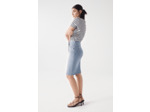 Jupe en jean Push In Secret Glamour délavage moyen