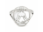yoga bague acier inoxydable