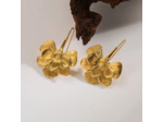 Boucles d'oreilles fleurs 974,île de la Réunion