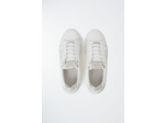 Tennis en cuir avec broderie
