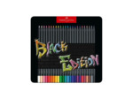 Boite métal de crayons de couleur Black Edition