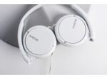 CASQUE FILAIRE REF MDR-ZX110 Blanc