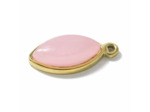 Pendentif Quartz rose  forme ovale
