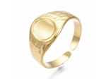 CHEVALIER BAGUE ACIER INOXYDABLE