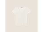 T-shirt manches courtes col en V
