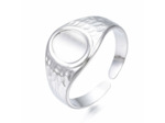 CHEVALIER BAGUE ACIER INOXYDABLE