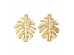Pendentif monstera texturé