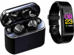 Pack montre connectée et écouteurs avec étui de charge ref mp1520