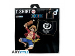 ONE PIECE - Tshirt "Luffy 1000 Logs" homme MC black