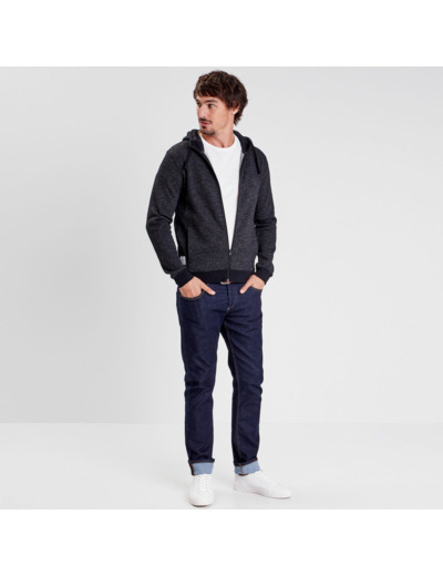 Gilet manches longues zippé