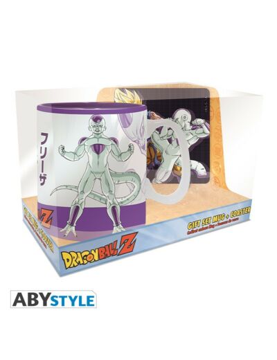 DRAGON BALL - Gift set Mug 460 ml + Coaster Goku vs Frieza