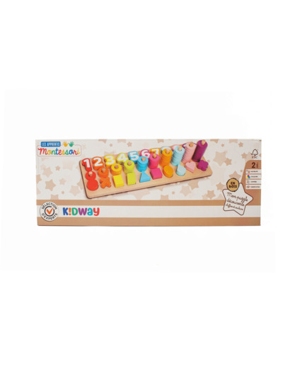 MONTESSORI MON PUZZLE DECOUVERTE CHIFFRES ET COULEURS