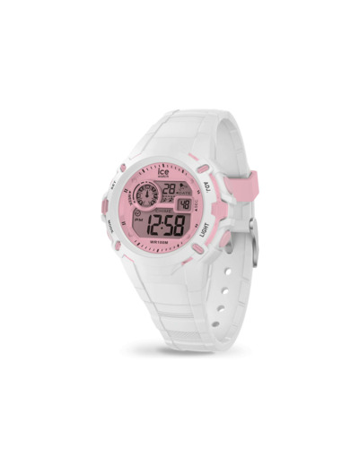 Montre Ice-Watch ICE digit explorer White Pink