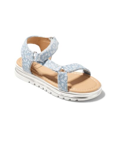 Sandale ouverte junior fille denim liberty