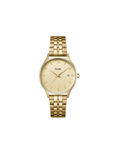 Montre Cluse Minuit Date Steel, Full Gold Colour