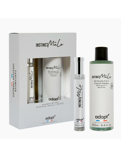 Instint Mâle - Coffret eau de parfum 30 ml + gel douche 250 ml