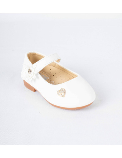 Ballerine bebe fille blanc