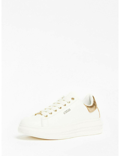 SNEAKER VIBO CUIR MELANGE