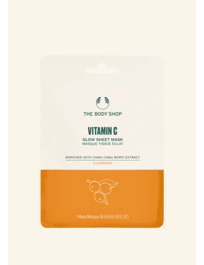 Masque tissu Éclat à la vitamine C
