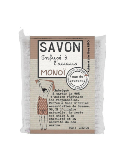 SAVONNETTE PARFUMEE SANS EDTA MAS DU ROSEAU 100G