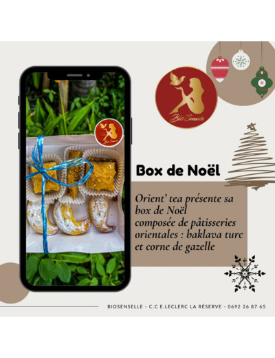 Box de 8 Baklawa forme carré et cigarette