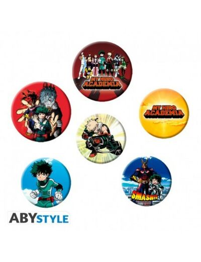 MY HERO ACADEMIA - Pack de Badges - Mix