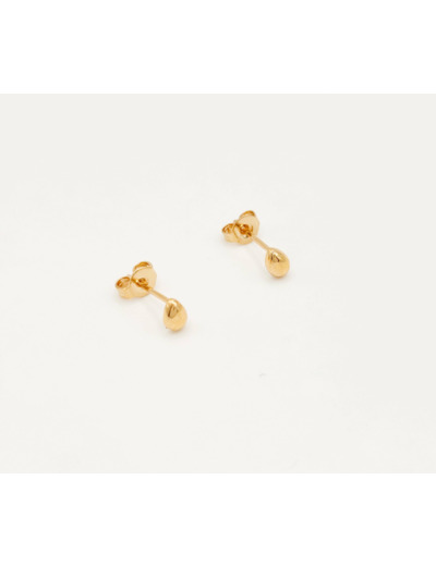 Boucles Puces Madison - Plaqué Or