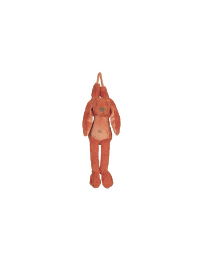 Lapin Richie orange  musical 34 cm – 133551 - Happy Horse