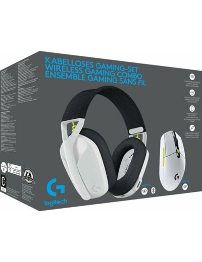 CASQUE + SOURIS LOGITECH G435/G305