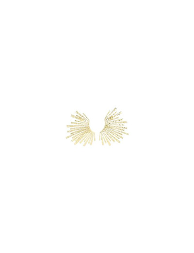 Boucles d'oreilles ZAG Angelo en acier doré
