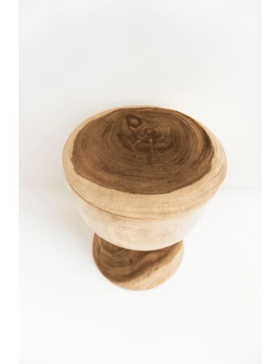 Table basse Djembe en bois de suar