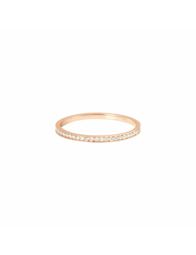 Bague Vanrycke Officiel en or rose et pavée de diamants