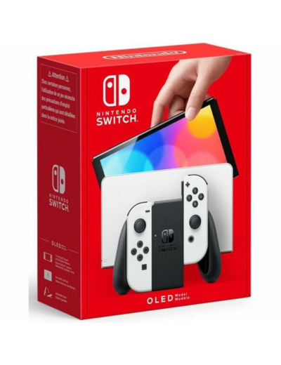 Console nintendo switch oled+joy con blanches