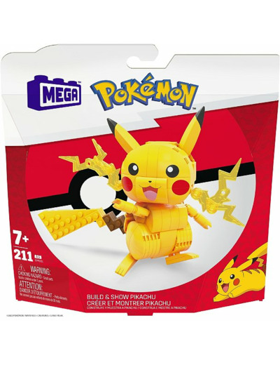 Mega Construx - Pokemon Pikachu à construire - Briques de construction - 7 ans et +
