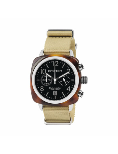 Montre Briston Clubmaster Classic Chrono Date Acétate