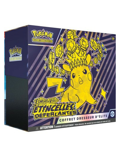 Pokémon EV08 : Écarlate et Violet – Étincelles Déferlantes - Coffret Dresseur d’élite