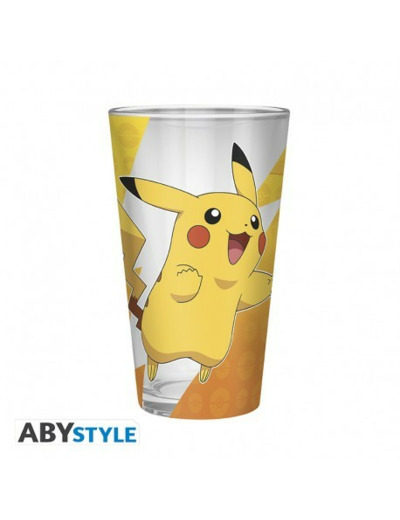 POKEMON - Verre XXL - 400 ml - Pikachu effet métal