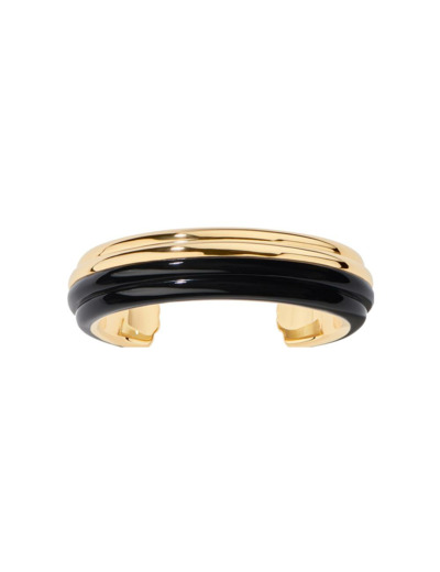 Bracelet Aurélie Bidermann Layla en métal doré et résine