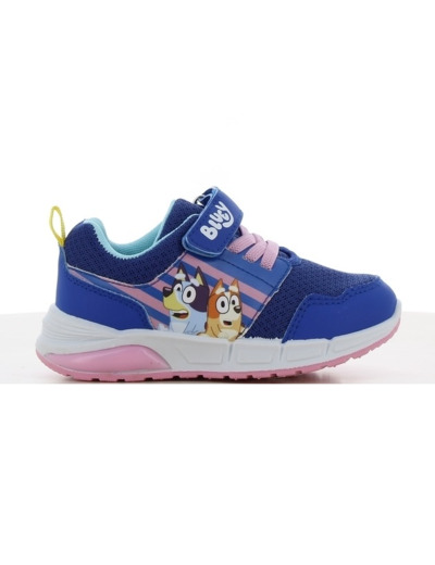 Basket fille bleu et rose bluey