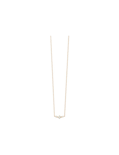 Collier Vanrycke Stardust en or rose et diamants