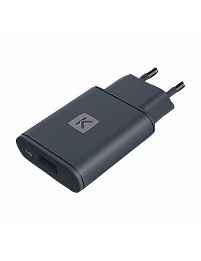 Chargeur mural 2,4A + câble USB/USB C 1,2m