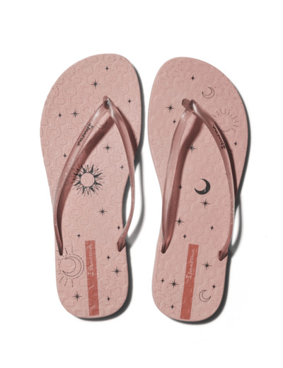 Tong femme pink glitter black pink ipanema